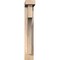 Ekena Millwork Westlake Block Smooth Bracket w/ Offset Brace, Douglas Fir, 3 1/2"W x 14"D x 22"H BKT0402X14X22WTL05SDF - alternate 3